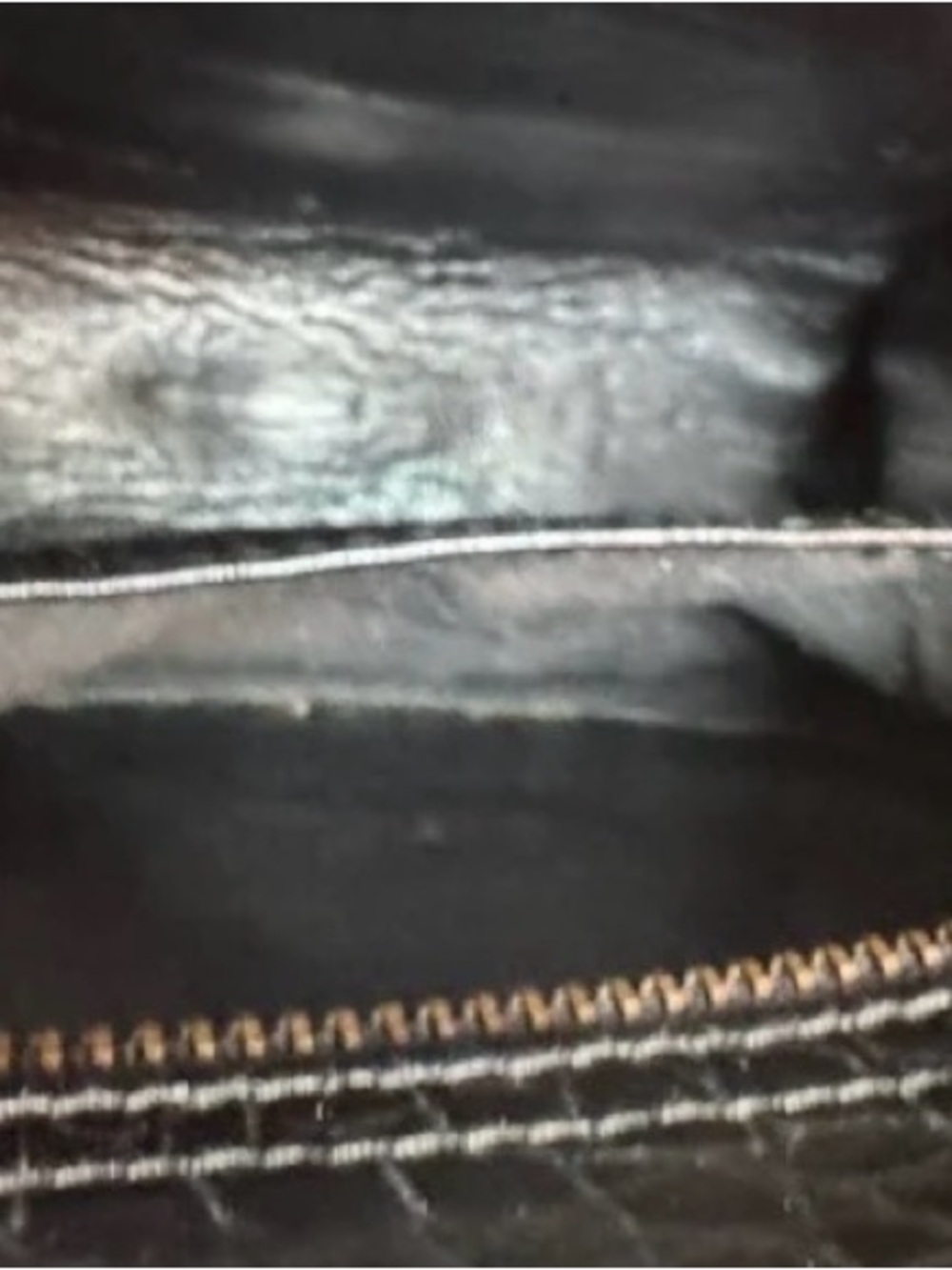 Vintage Versace Croc Embossed Crossbody - Picture 8 of 9